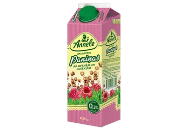 Пахта Annele малина-чечевица, 0,3%, 900 г