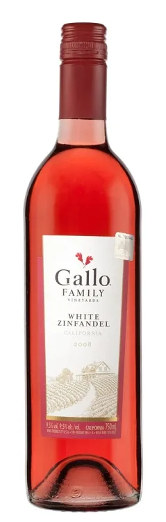 Розовое вино Gallo White Zinfandel, сладкое, 8,5%, 0,75 л