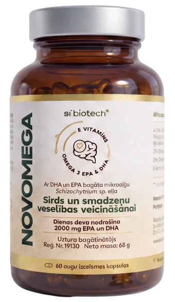 Si Biotech Novomega mīkstās kapsulas, 60 gab.