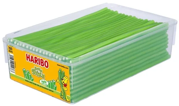 ŽELEJKONFEKTES HARIBO BALLA STIXX, APFEL, 1.125KG