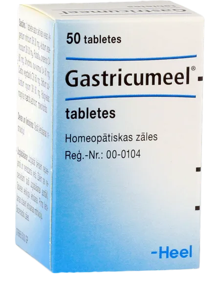Gastricumeel tabletes, 50 gab.