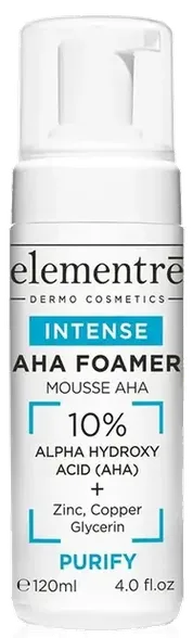 Elementre Glycolic 10% aha attīrošas putas, 120 ml