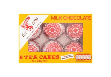 PIENA ŠOKOLĀDES TEACAKES TUNNOCK'S 144G