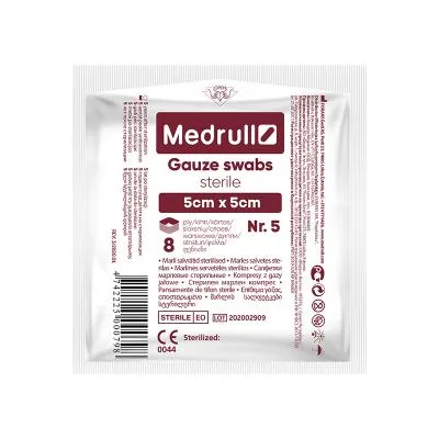 Salvetes Medrull Marles Sterilas 5 x 5 cm N5
