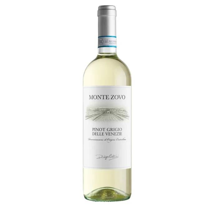 Baltvīns Monte Zovo Pinot Grigio del veneto IGT pussausais 12,5% 0,75 l