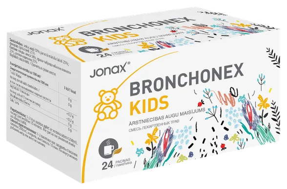 Jonax Bronchonex Kids tēja maisiņos, 24 gab.