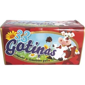 CEPUMI 33 GOTIŅAS AR ŠOK.GARŠU 180G.