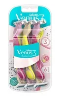 GILLETTE VENUS3 DRAGONFRUIT VIENREIZĒJIE SIEVIEŠU SKUVEKĻI, 6GAB.