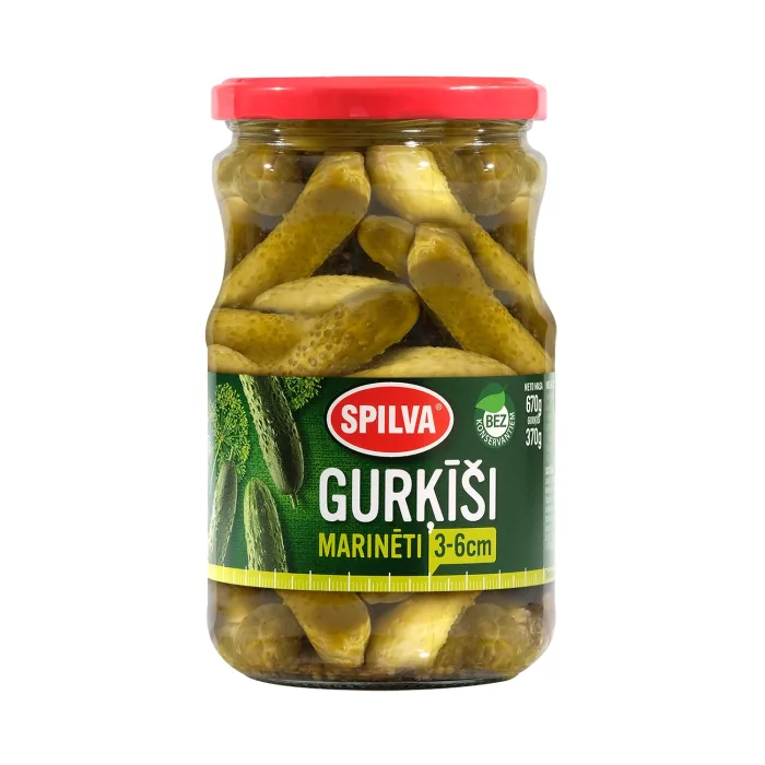 MARINĒTI GURĶĪŠI SPILVA 3-6CM 670G/360G