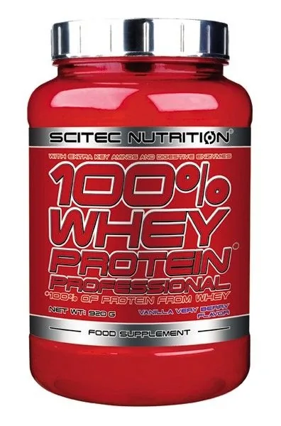 SŪKALU PROTEĪNA PULVERIS SCITEC, VANIĻAS UN OGU GARŠA, 920G