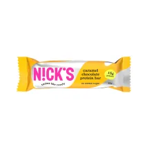 PROTEĪNA BATONIŅŠ NICKS AR KARAMEĻU GARŠU, SALDINĀTĀJIEM 50G
