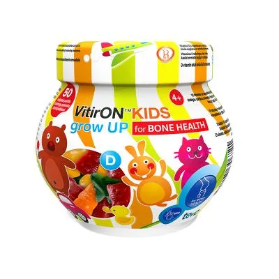 Vitiron Kids Grow Up for bone health košļājamās pastilas N50