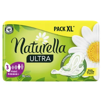 HIGIĒNISKĀS PAKETES NATURELLA ULTRA MAXI DUO 16GAB.