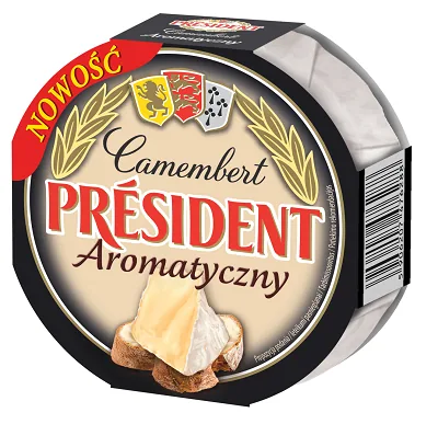 MĪKSTAIS SIERS PRESIDENT CAMEMBERT AROMATIQUE, 120G