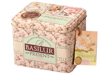 ZAĻĀ TĒJA BASILUR PRESENT PINK 100G