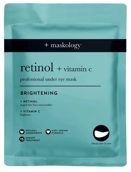 Маска для кожи вокруг глаз Maskology с ретинолом, 3 пары
