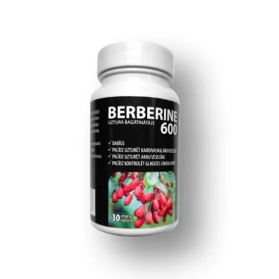 Berberine 600 vegānas kapsulas N30