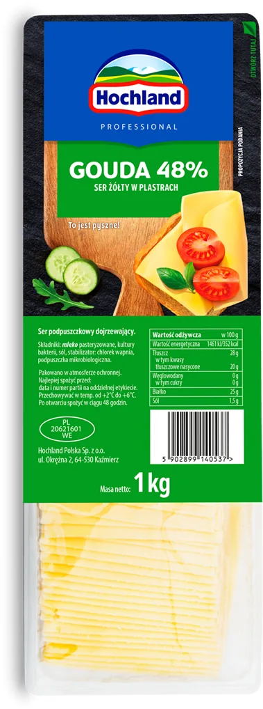 SIERS HOCHLAND GOUDA, ŠĶĒLES, 1KG