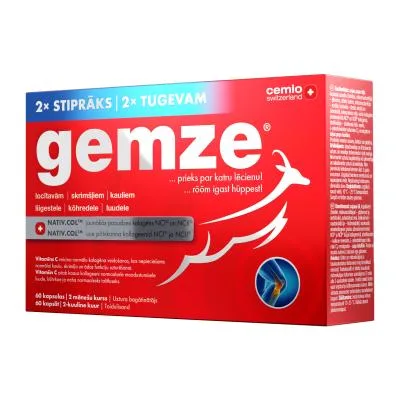 Cemio Gemze 2X stiprāks, kapsulas N60