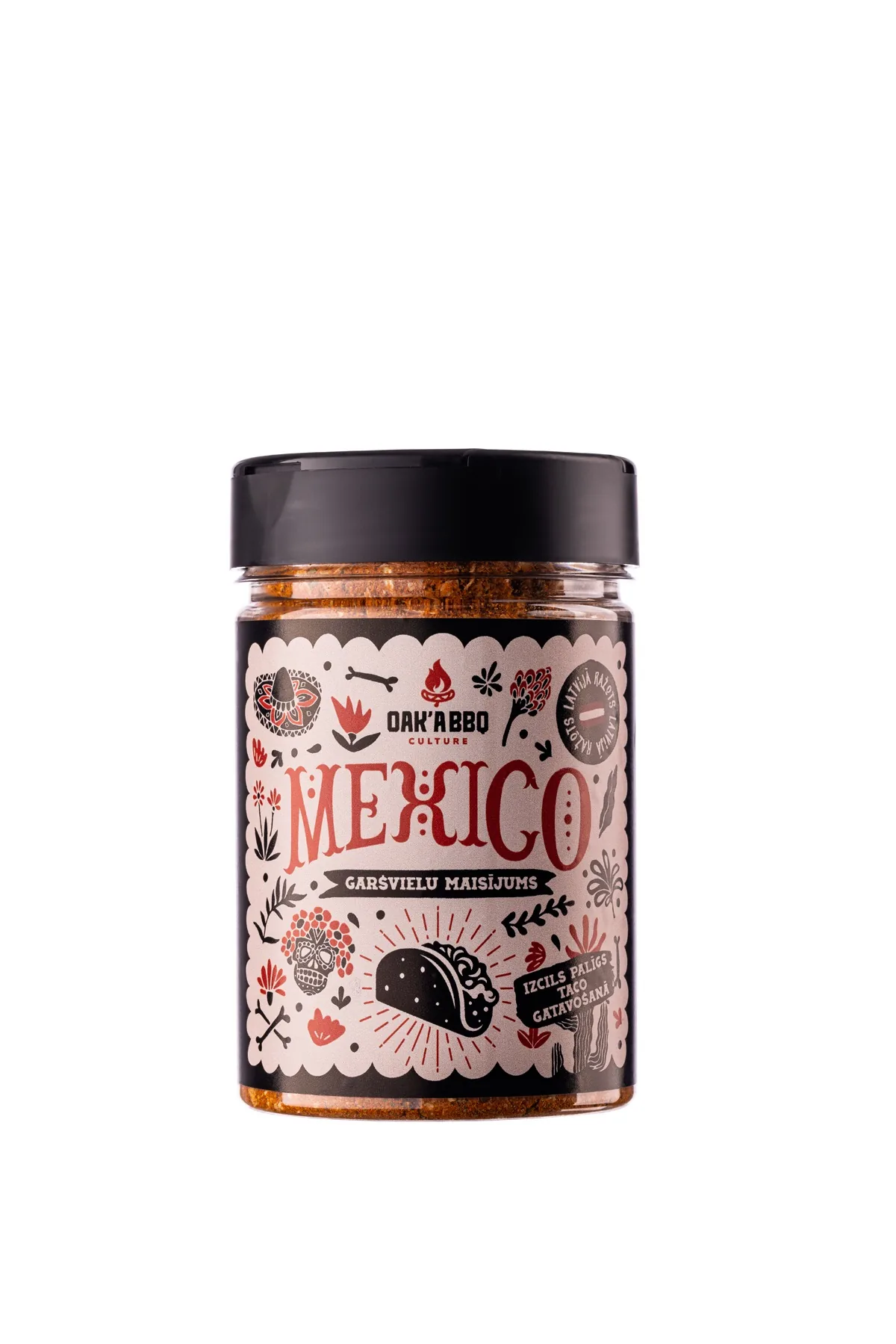 GARŠVIELU MAISĪJUMS OAK'A BBQ, MEXICO, 160G