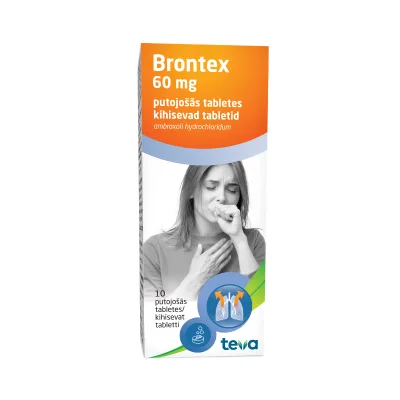 Brontex 60 mg putojošās tabletes N10
