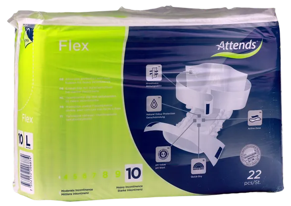 Attends Flex L/10 autiņbiksītes, 22 gab.