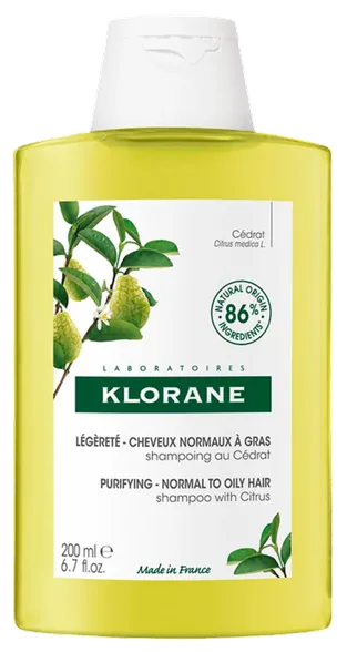 Klorane Citrus Pulp šampūns, 200 ml