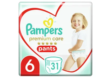 AUTIŅBIKSĪTES PAMPERS PC S6 15+KG 31GAB.
