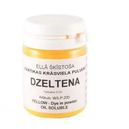 DZELTENA KRĀSVIELA PULVERVEIDA 20G CHOCOLATE