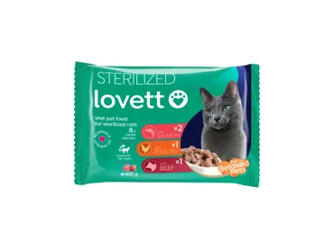 KONS.KAĶU BARĪBA LOVETT STERIL. 4X100G