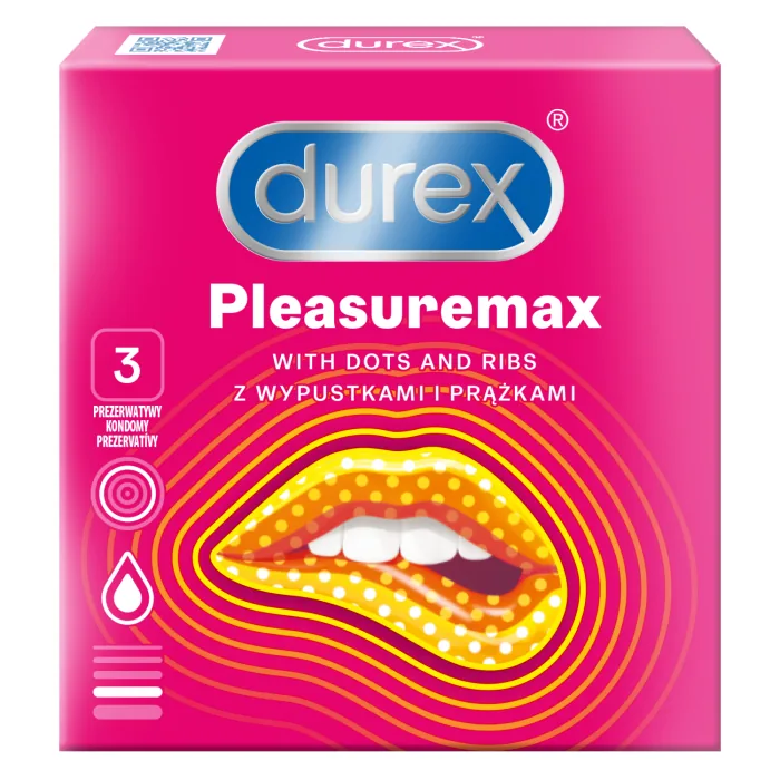 PREZERVATĪVI DUREX PLEASUREMAX 3 GAB.