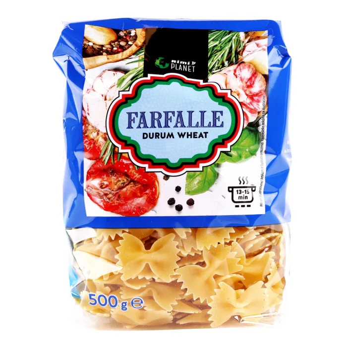 MAKARONI RIMI PLANET FARFALLE 500G