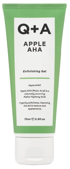 Q+A Apple Aha Exfoliating attīrošs gels, 75 ml