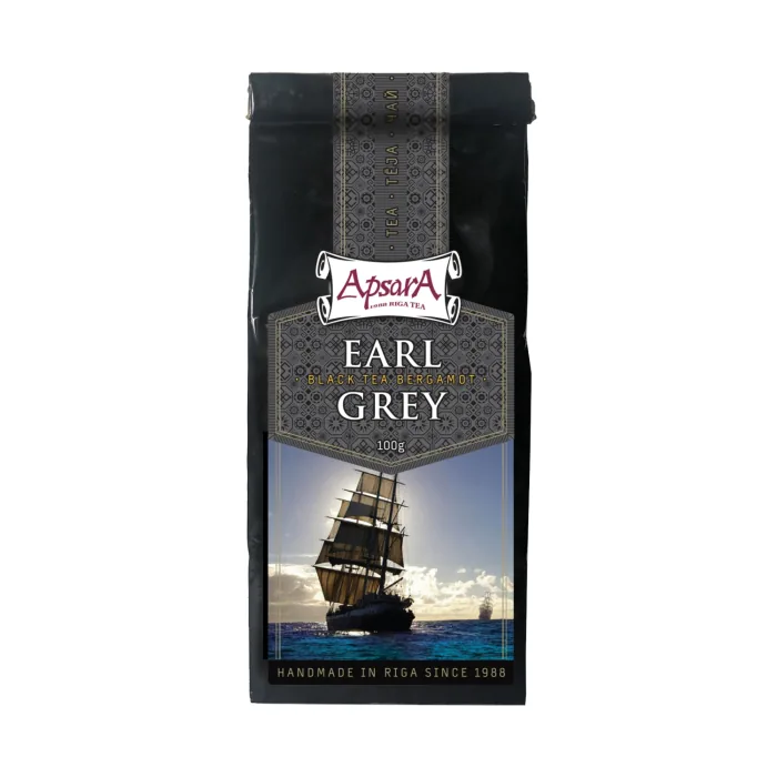 MELNĀ TĒJA APSARA EARL GREY 100G