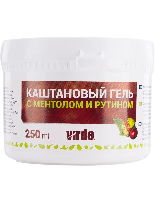 Гель для ног с конским каштаном и ментолом, 250 мл