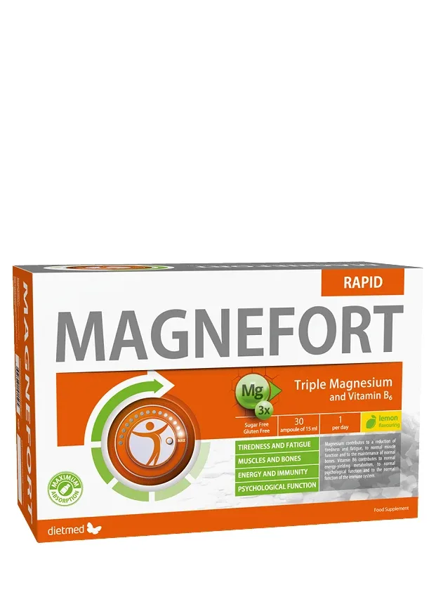 Magnefort ampulas, 30 x 150 ml