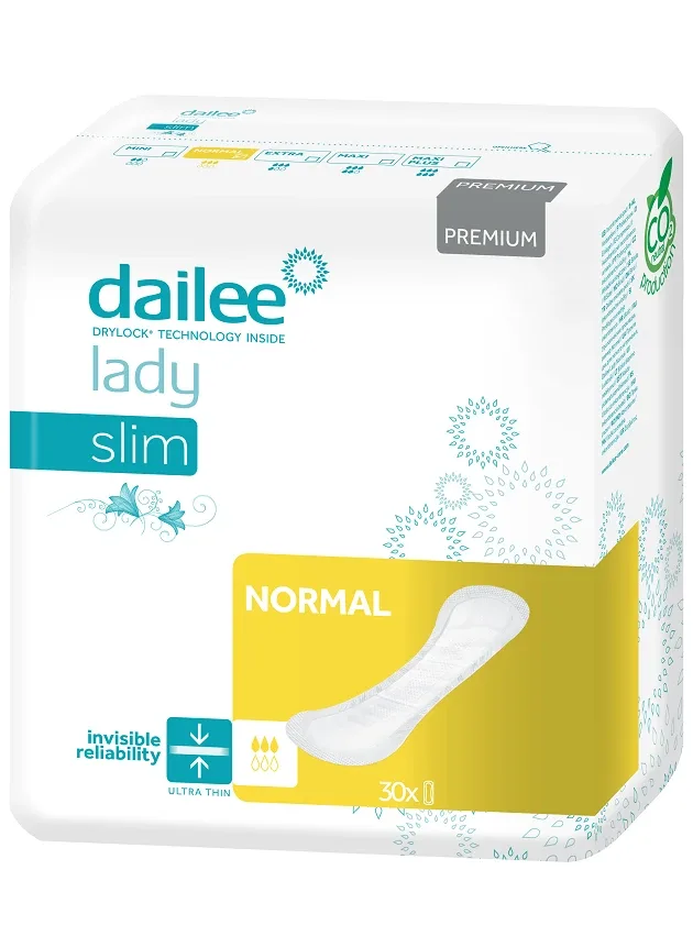 Dailee Lady Premium Slim normal ieliktņi, 30 gb.
