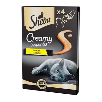 GARDUMS KAĶIEM SHEBA CREAMY AR VISTU 12GX4