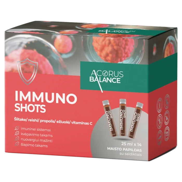 Acorus Balance Immuno Shots 25 ml, 14 gb.