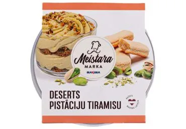DESERTS PISTĀCIJU TIRAMISU MEISTARA MARKA 110G
