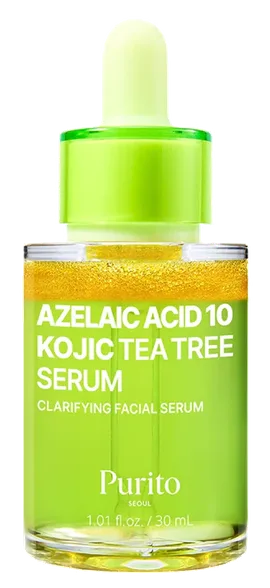 Purito Azelaic Acid 10 kojic tea tree serums, 30 ml