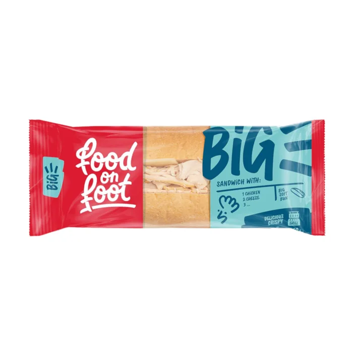 SVIESTMAIZE FOOD ON FOOT BIG AR VISTAS GAĻU UN SIERU 250G