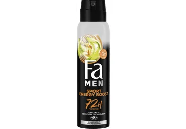 DEZODORANTS FA SPORT ENERGY BOOST VĪRIEŠIEM 150ML