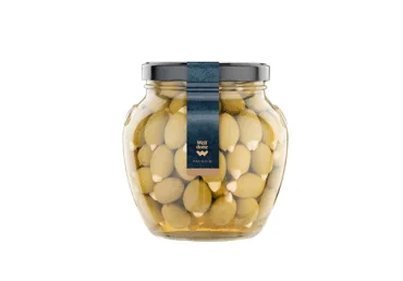 Ar mandelēm pildītas olīvas Well Done Premium 1600 g