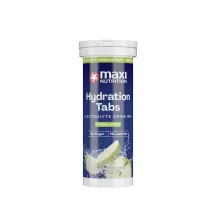 PUTOJOŠĀS ELEKTROLĪTU TABLETES MAXI NUTRITION AR ZAĻO ĀBOLU GARŠU, AR SALDINĀTĀJU 40G