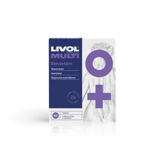 UZTURA BAGĀTINĀTĀJS LIVOL MULTI SIEVIETĒM N60