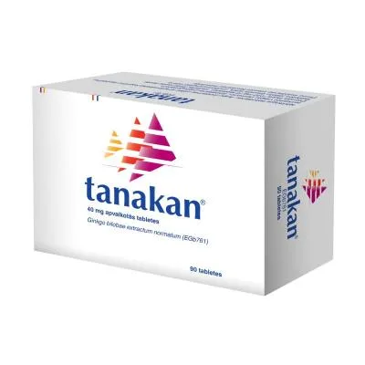 Tanakan 40 mg apvalkotās tabletes N90