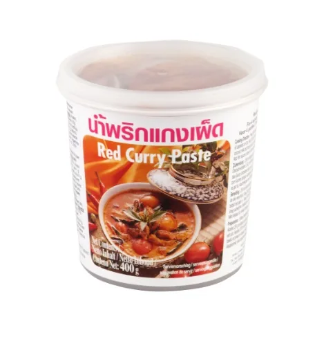 SARKANĀ KARIJA GARŠVIELU PASTA LOBO, GLĀZĒ, 400G