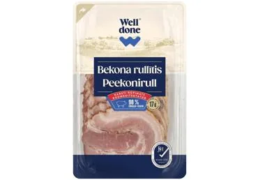 KARSTI KŪPINĀTA BEKONA RULETE ŠĶĒLĒS WELL DONE 100G
