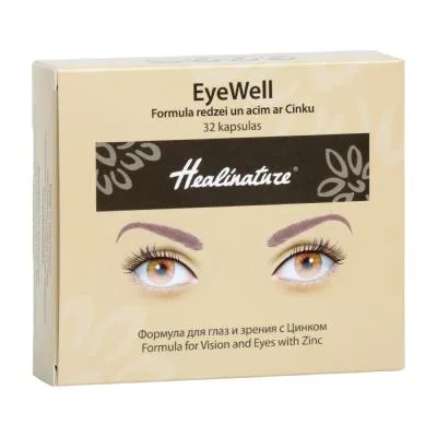 Healinature eyewell formula redzei un acīm ar cinku kapsulas N32
